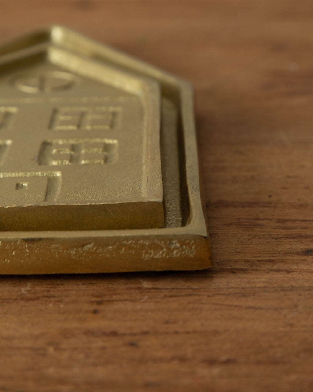 Cast Brass House Trays (Set of 2)