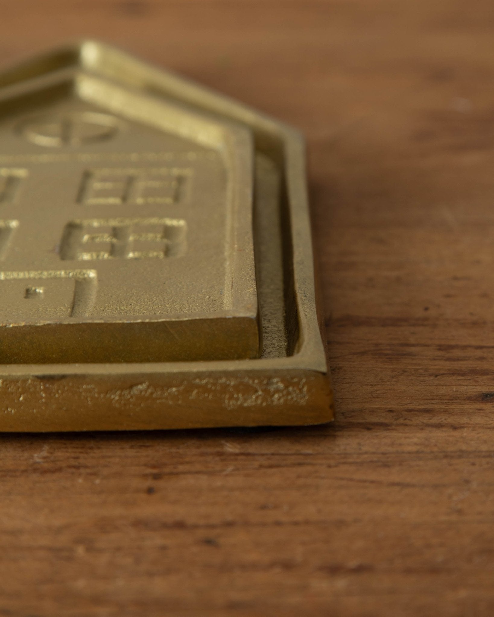 Cast Brass House Trays (Set of 2)