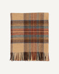 Highland Tweed Lambs Wool Plaid Throw
