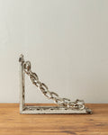 Painted Metal Chain Bookend