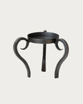 Raised Wrought Iron Pillar Candle Holder
