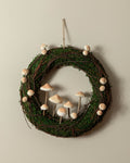 Twig & Moss Wreath w/ Mushrooms